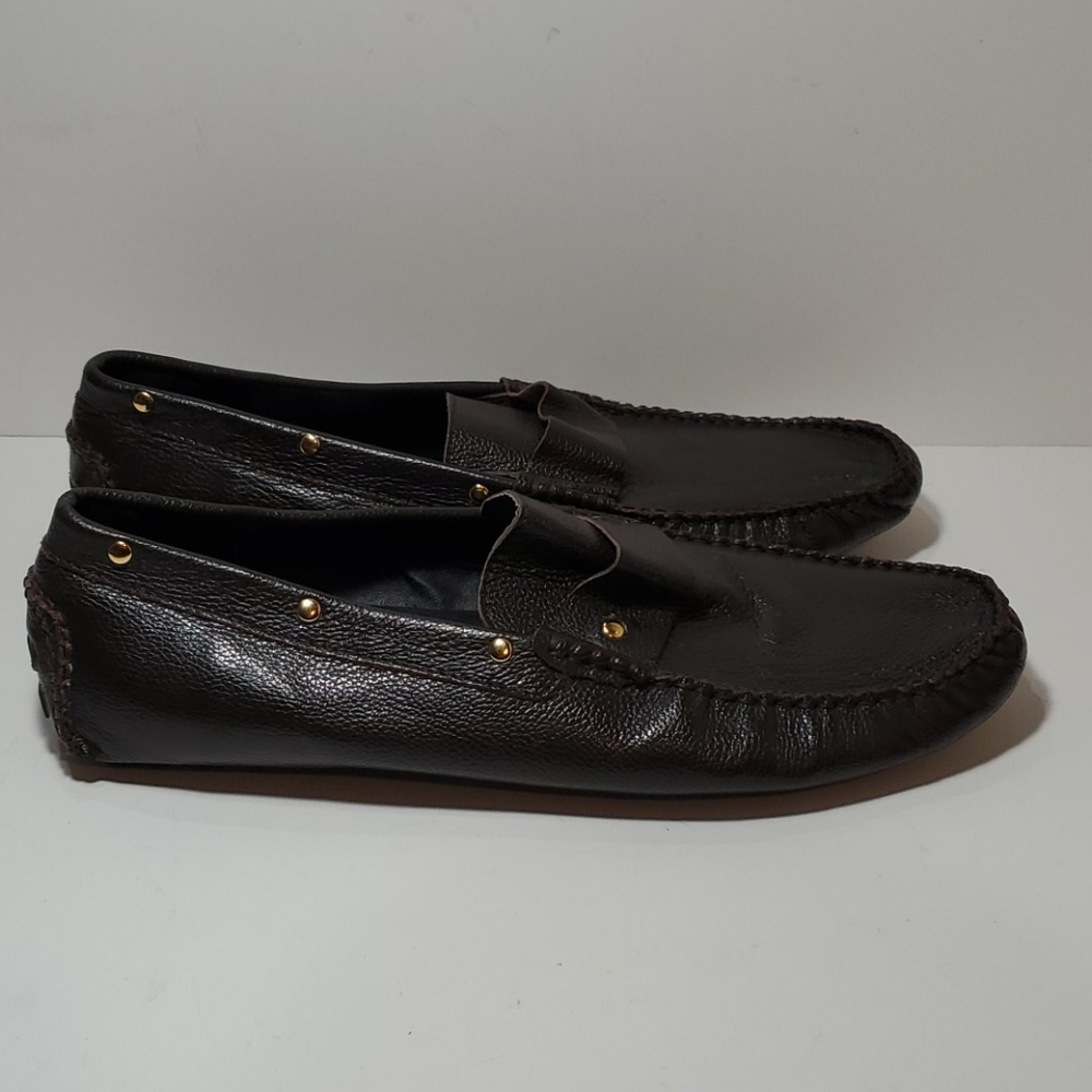 Mens D & G Dolce & Gabbana Brown Driving Moc 11
